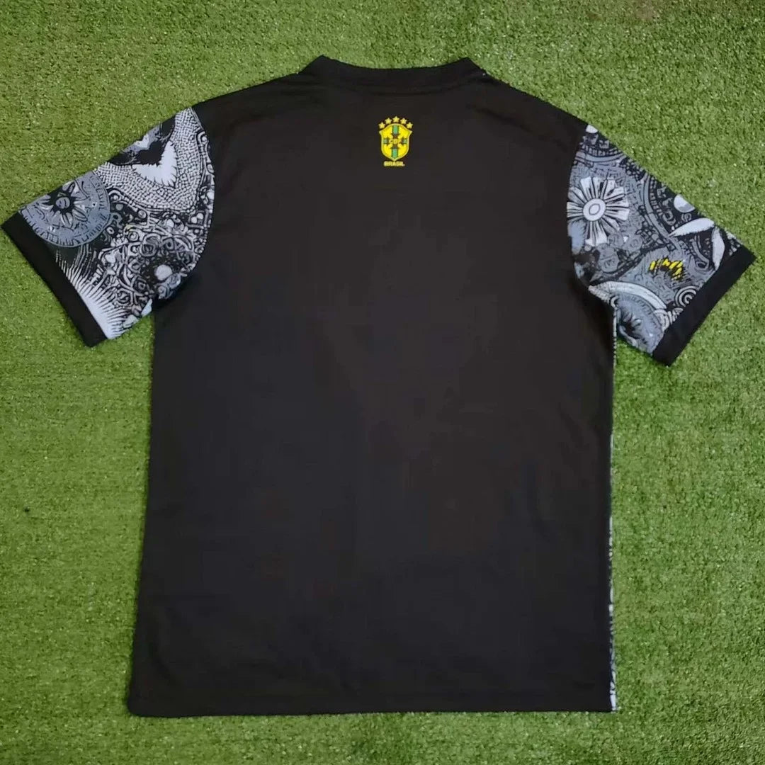 2024 Brazil Special Edition Jesus Black Gray Soccer